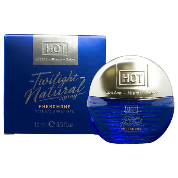 HOT Twilight Natural - parfum cu feromoni pentru bărbați (15ml) - fără miros