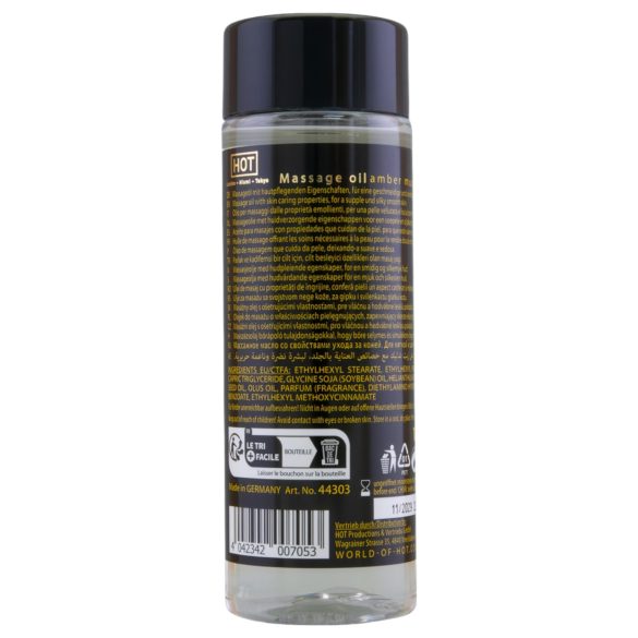 HOT - ulei de masaj pentru îngrijirea pielii - ambră și mosc (100ml)