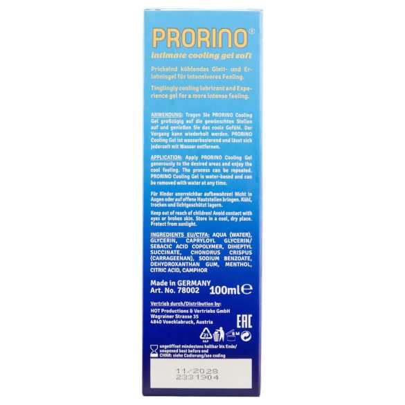 HOT Prorino - cremă intimă răcoritoare pentru bărbați - 100ml
