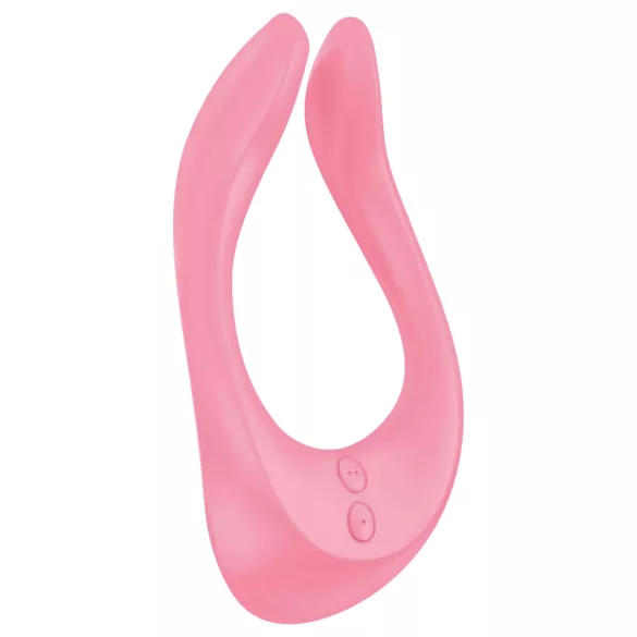 Satisfyer Endless Joy - vibrator pentru cupluri - reîncărcabil - roz