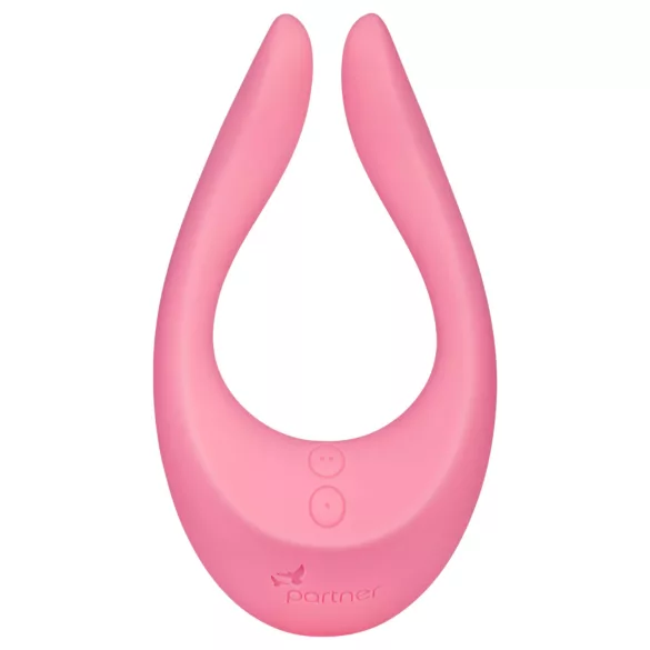 Satisfyer Endless Joy - vibrator pentru cupluri - reîncărcabil - roz