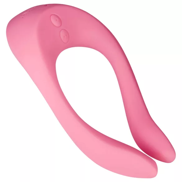 Satisfyer Endless Joy - vibrator pentru cupluri - reîncărcabil - roz