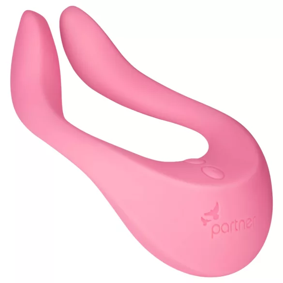 Satisfyer Endless Joy - vibrator pentru cupluri - reîncărcabil - roz