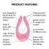 Satisfyer Endless Joy - vibrator pentru cupluri - reîncărcabil - roz