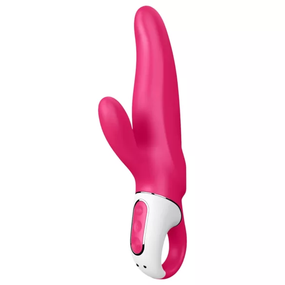 Satisfyer Mr. Rabbit - vibrator cu braț pentru clitoris, rezistent la apă - roz