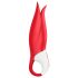 Satisfyer Power Flower - vibrator reincarcabil, rezistent la apă (roșu)