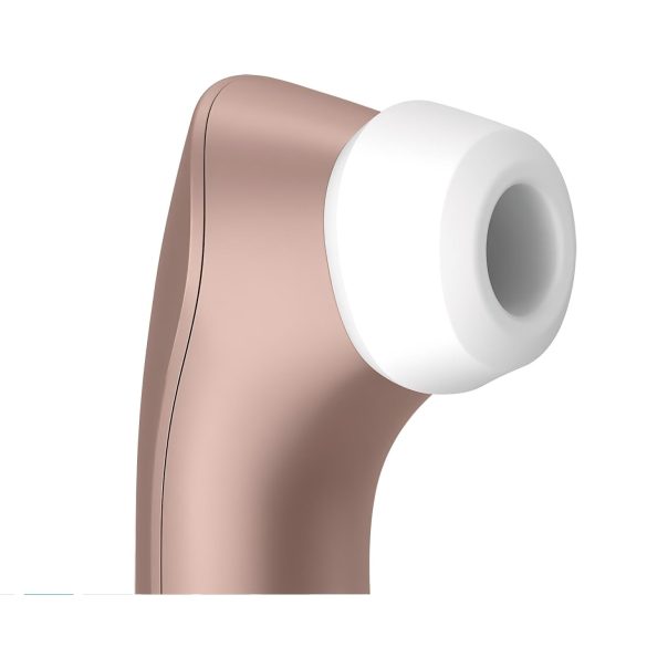 Satisfyer Pro 2+ - vibrator clitoridian reîncărcabil - maro