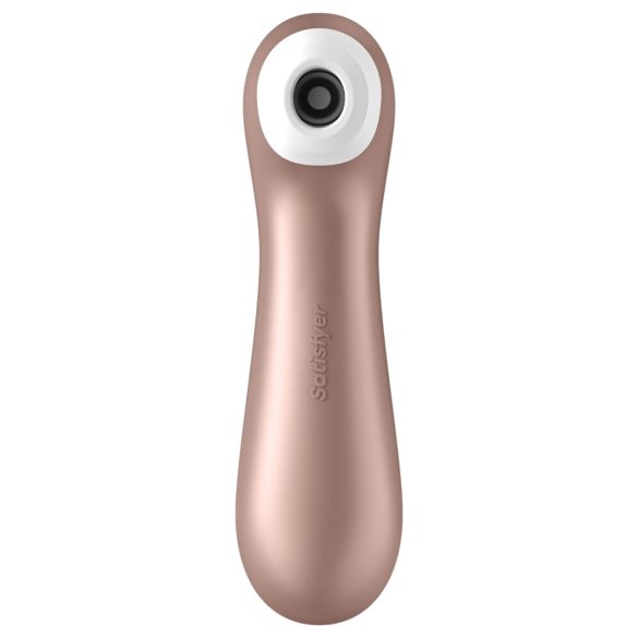 Satisfyer Pro 2+ - vibrator clitoridian reîncărcabil - maro