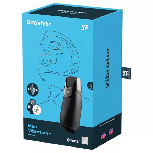 Satisfyer Men - masturbator inteligent - negru