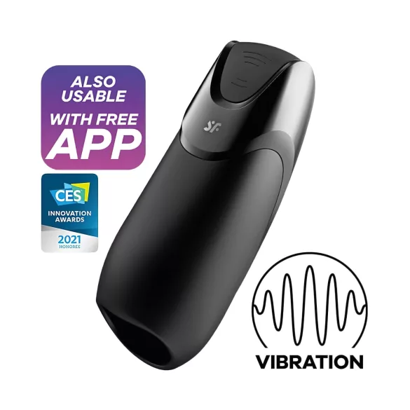 Satisfyer Men - masturbator inteligent - negru