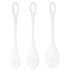 Set Gloante Geisha Yoni Power 1 - Alb (3 buc)