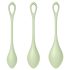 Satisfyer - set bile vaginale geisha - 3 piese - verde
