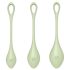 Satisfyer - set bile vaginale geisha - 3 piese - verde