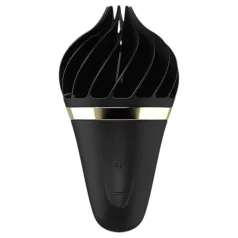  Satisfyer Sweet Treat - vibrator clitoridian rotativ reîncărcabil - negru