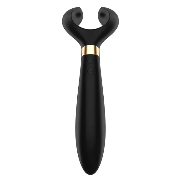 Satisfyer Endless Fun - vibrator pentru cupluri reîncărcabil, impermeabil, negru