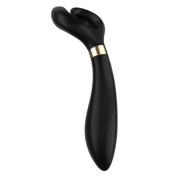 Satisfyer Endless Fun - vibrator pentru cupluri reîncărcabil, impermeabil, negru