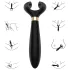 Satisfyer Endless Fun - vibrator pentru cupluri reîncărcabil, impermeabil, negru