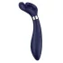 Satisfyer - vibrator pentru cuplu, rechargeabil, rezistent la apă, albastru