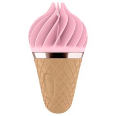   Satisfyer Sweet Treat - vibrator clitoridian rotativ, reincarcabil (roz-maro)