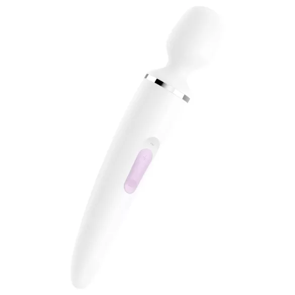 Satisfyer Wand-er Woman - vibrator de masaj rezistent la apă (alb)