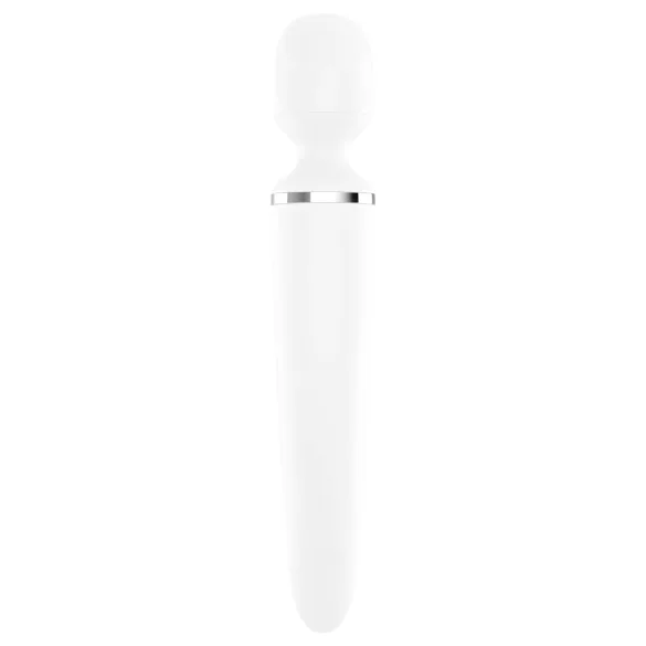 Satisfyer Wand-er Woman - vibrator de masaj rezistent la apă (alb)