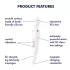 Satisfyer Wand-er Woman - vibrator de masaj rezistent la apă (alb)