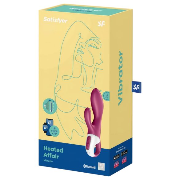 Satisfyer Heated Affair - vibrator pentru stimularea clitorisului cu încălzire