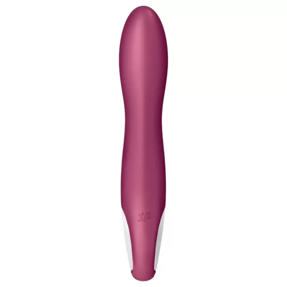 Satisfyer Big Heat - vibrator pentru punctul G, încălzire, reîncărcabil - roșu