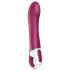 Satisfyer Big Heat - vibrator reîncărcabil pentru punctul G cu încălzire (roșu)