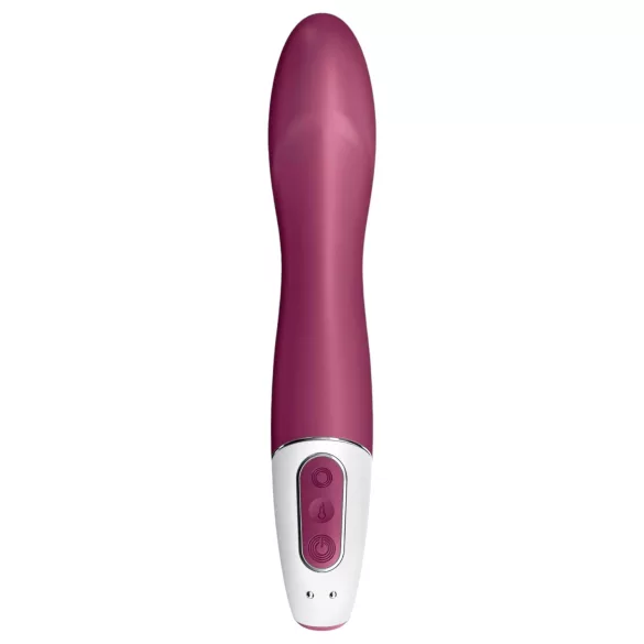 Satisfyer Big Heat - vibrator pentru punctul G, încălzire, reîncărcabil - roșu