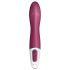 Satisfyer Big Heat - vibrator reîncărcabil pentru punctul G cu încălzire (roșu)