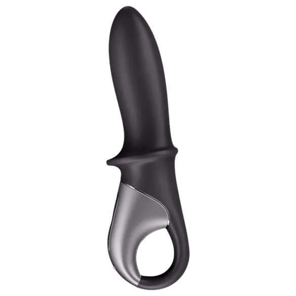 Satisfyer Hot Passion - vibrator anal cu încălzire controlat prin aplicație (negru)