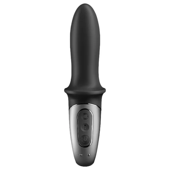 Satisfyer Hot Passion - vibrator anal cu încălzire controlat prin aplicație (negru)