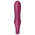Satisfyer Hot Bunny - vibrator inteligent cu încălzire, cu braț clitoridian (roșu)