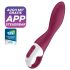 Satisfyer Heated Thrill - vibrator inteligent încălzit (roșu)