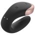 Satisfyer Double Love - vibrator dublu inteligent cu telecomandă (negru)