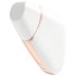 Satisfyer Love Triangle - stimulent inteligent cu unde de aer pentru clitoris (alb)