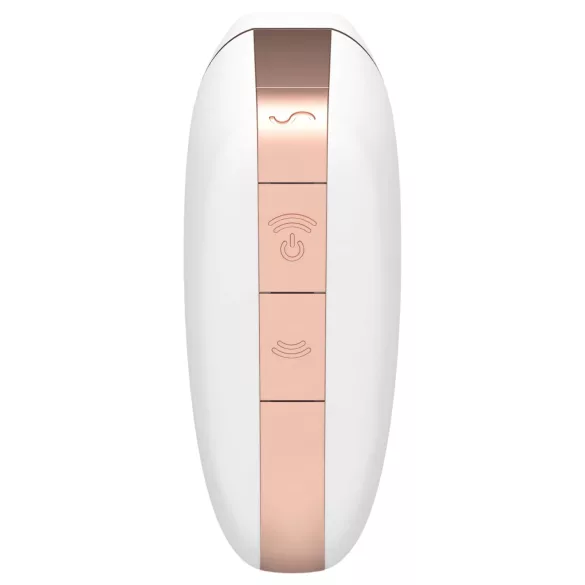 Satisfyer Love Triangle - stimulator clitoridian cu unde de aer inteligent - alb