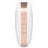 Satisfyer Love Triangle - stimulent inteligent cu unde de aer pentru clitoris (alb)