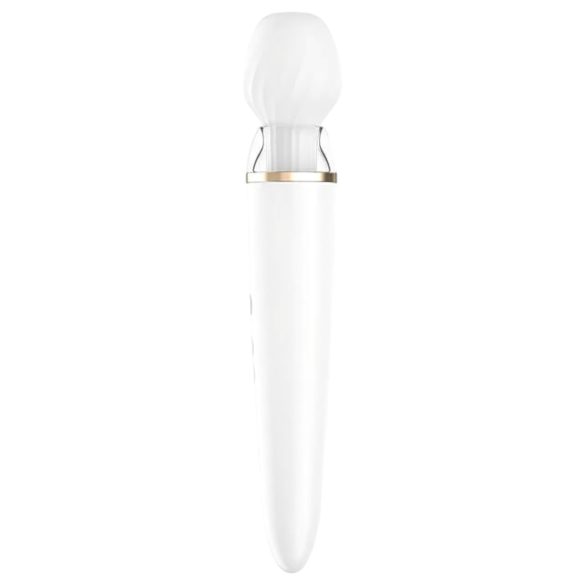 Satisfyer Double Wand-er - vibrator masaj inteligent (alb)