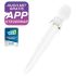 Satisfyer Double Wand-er - vibrator masaj inteligent (alb)
