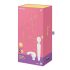 Satisfyer Double Wand-er - vibrator masaj inteligent (alb)