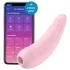 Satisfyer Curvy 2+ - stimulator clitoridian cu unde de aer inteligent - roz