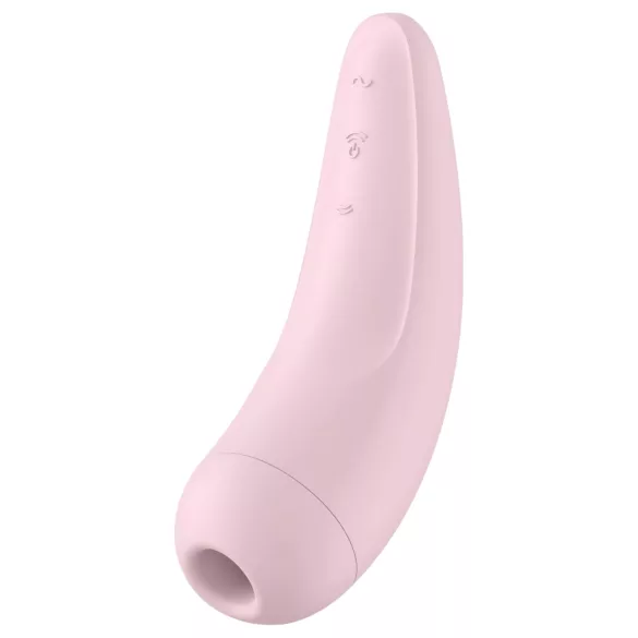 Satisfyer Curvy 2+ - stimulator clitoridian cu unde de aer inteligent - roz