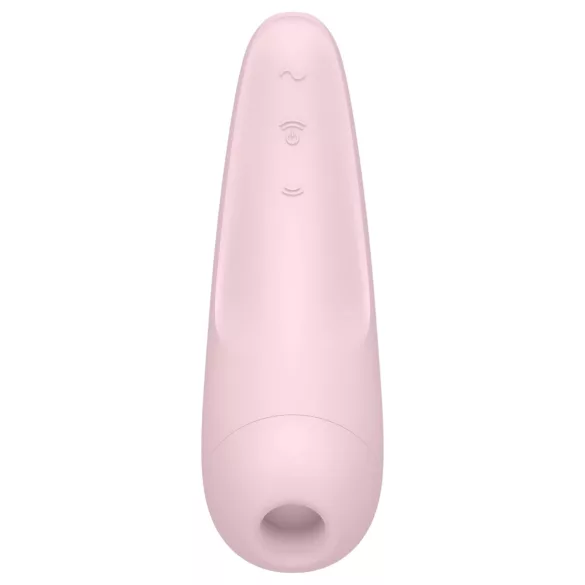 Satisfyer Curvy 2+ - stimulator clitoridian cu unde de aer inteligent - roz