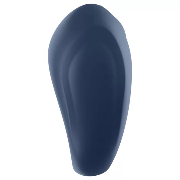Satisfyer Strong One - inel penian cu vibrații inteligente - albastru