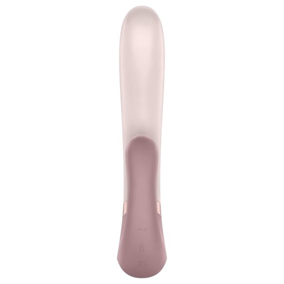 Satisfyer Heat Wave - vibrator cu braț flexibil, încălzire, smart, bej