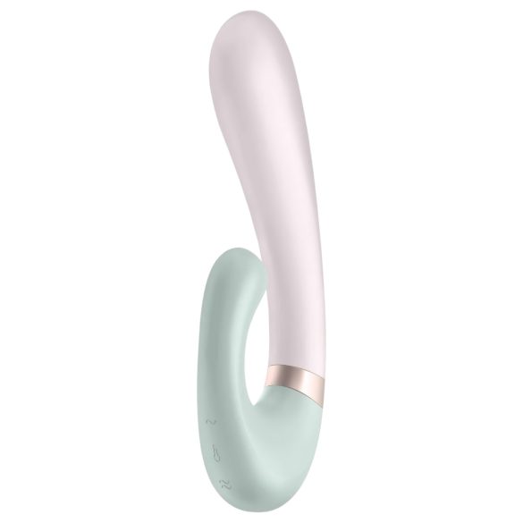 Satisfyer Heat Wave - vibrator inteligent și încălzitor cu braț (mentă)