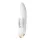 Satisfyer Double Flex - vibrator cu braț pentru clitoris controlat prin aplicație (alb)