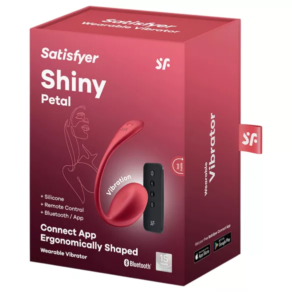 Satisfyer - Ou vibrator wireless - stimulare internă - roșu